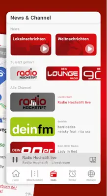 Radio Hochstift android App screenshot 2